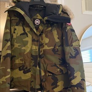 Canada Goose Camouflage Bomber Jacket